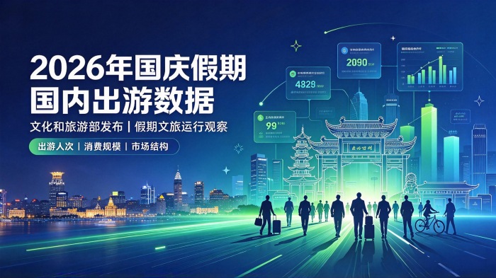 文化和旅游部发布2026年国庆假期国内出游数据——